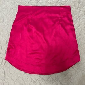 Hot pink skirt